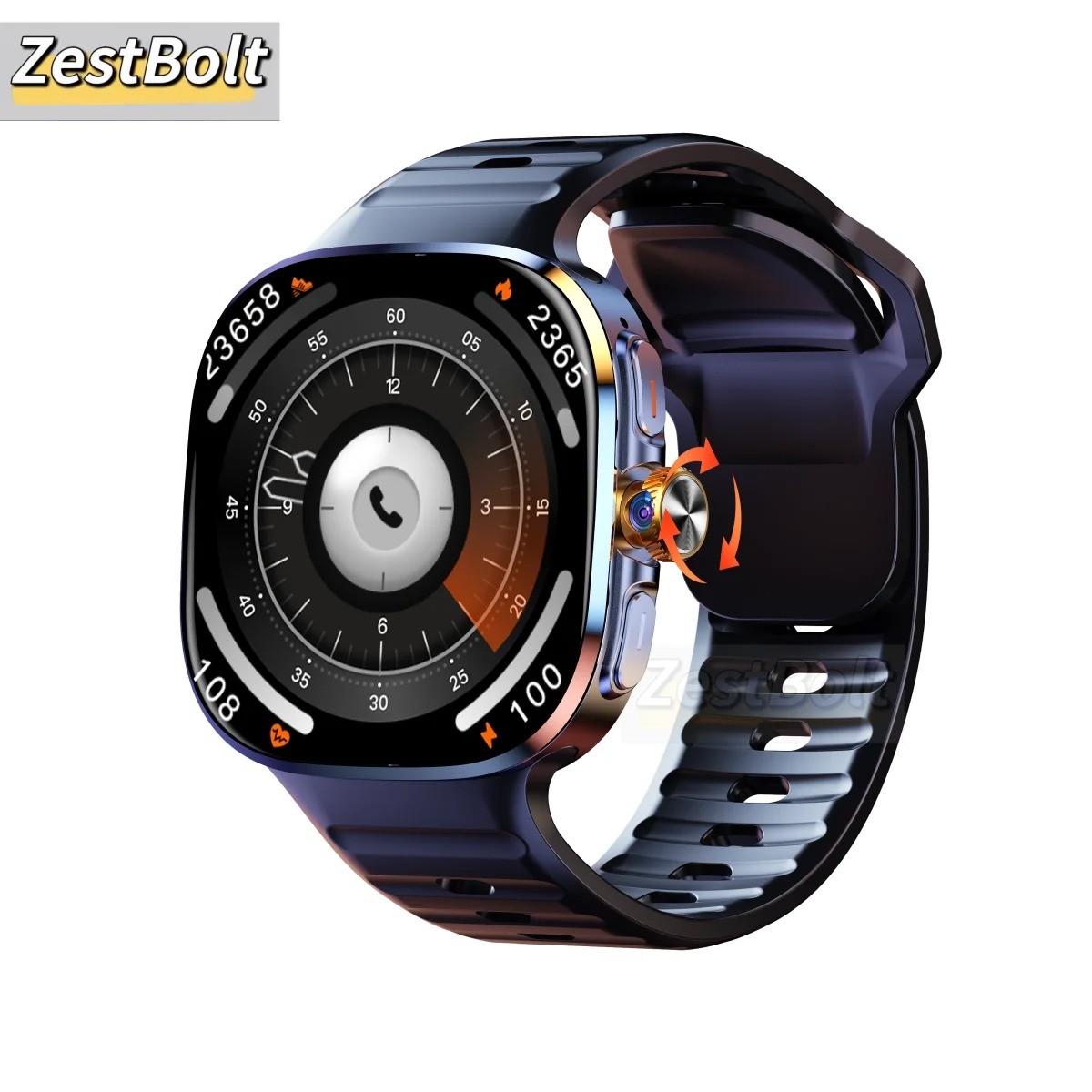 Original M99 Amoled Smartwatch with Rotary Camera & GPS